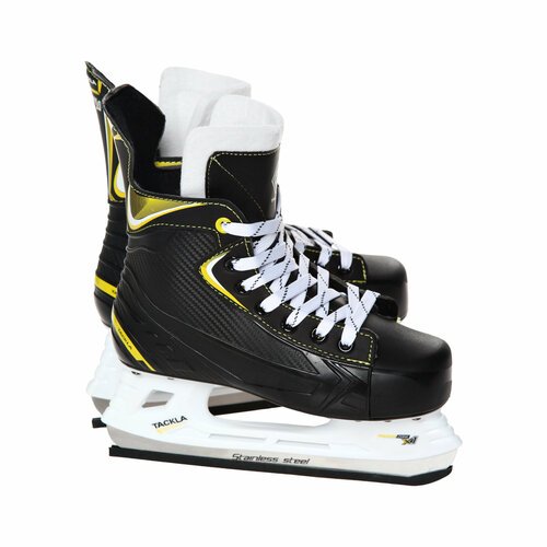 Коньки Tackla Hockey Skate Game Zone X1 YELLOW/BLACK JR (35)