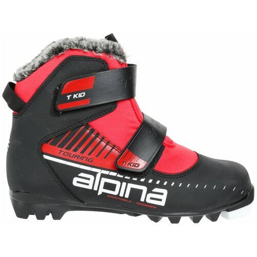 Лыжные ботинки alpina T KID 2021-2022, р.3.5, black/white/red