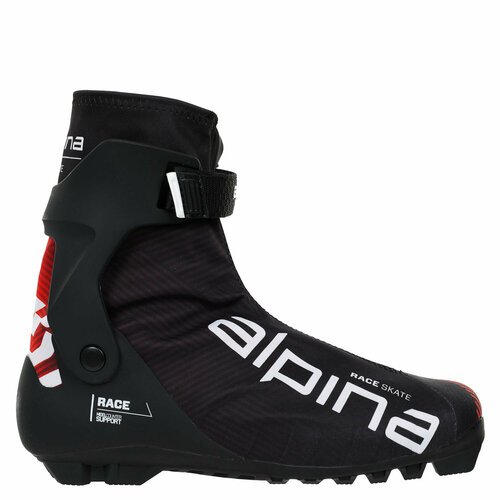 Лыжные ботинки ALPINA Racing Skate Red/Black/White (EUR:47)