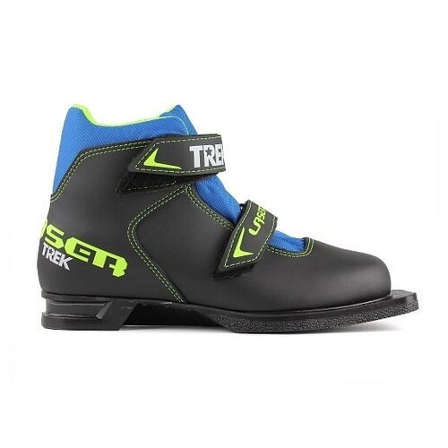Ботинки лыжные TREK Laser1 NN75 черный/ лого лайм неон 31