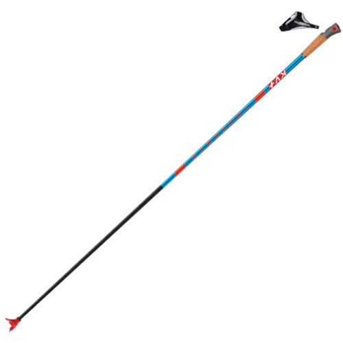 Лыжные палки KV+ (23P007Q) Tempesta Q. (Карбон 100%) (синий/красный) (165)