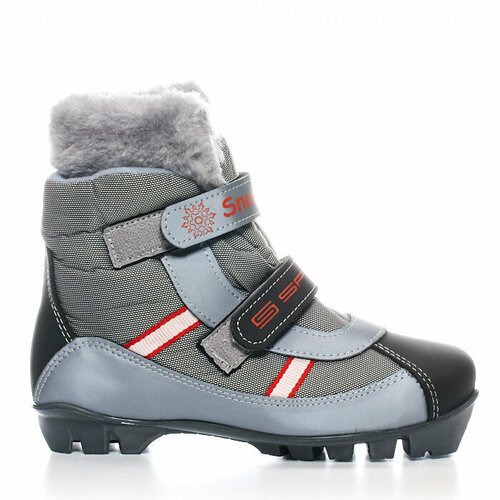 Лыжные ботинки SPINE SNS Baby (103) (серый) (33-34)