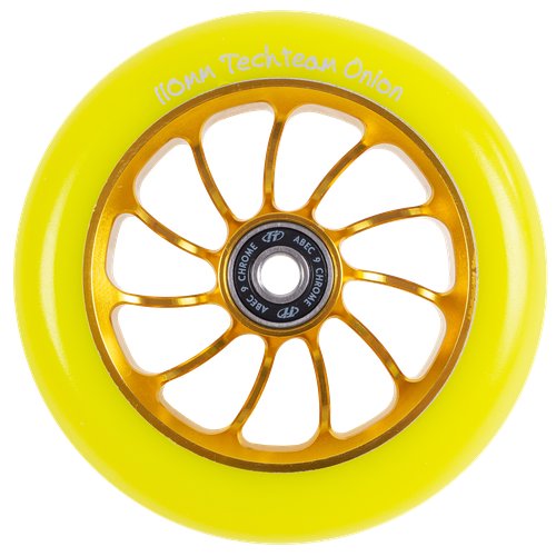 Колесо для трюкового самоката TechTeam X-Treme 120*24мм, Onion, yellow