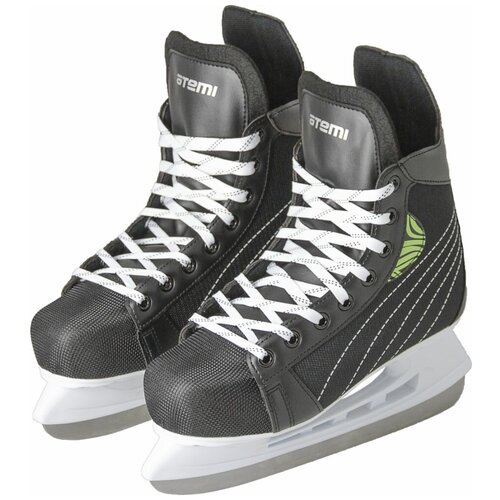 Хоккейные коньки ATEMI AHSK-21.02 Speed, р.40, черный