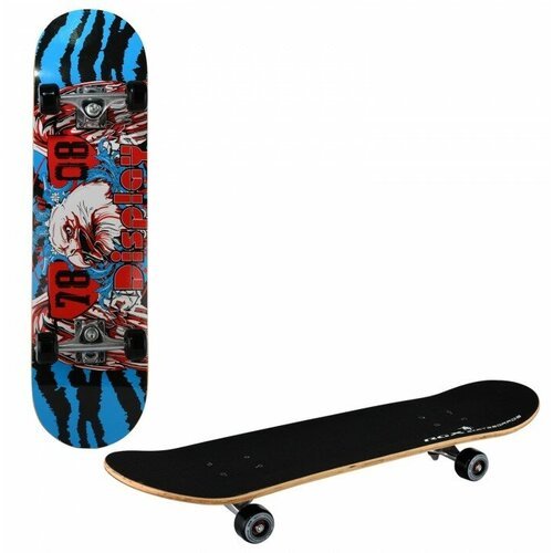 Детский скейтборд RGX LG, 31x20, красный/синий/черный