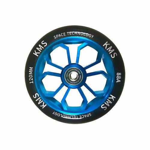 Колесо Sport для трюкового самоката 120 мм Медуза синее (алюминий) KMS 805421-KR4