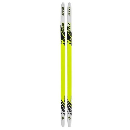 Лыжи пластиковые «бренд ЦСТ» step, 130 см, без креплений, с насечкой, цвета микс