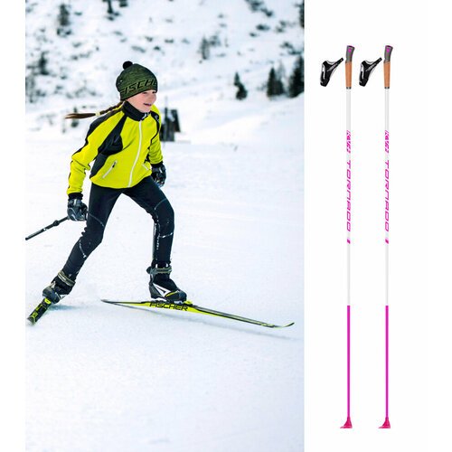 Палки для беговых лыж KV+ TORNADO JR PINK 130