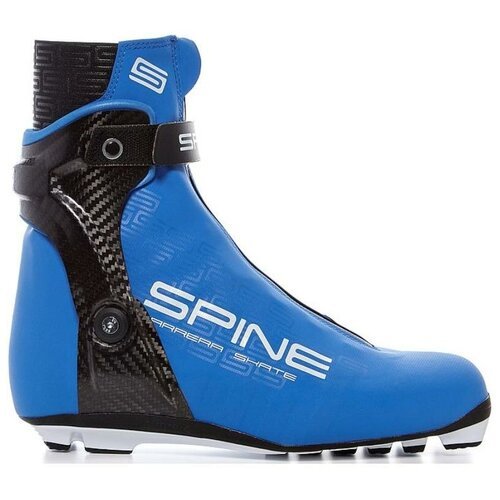 Детские лыжные ботинки Spine Carrera Skate 2021-2022, р.38 EU, синий/черный