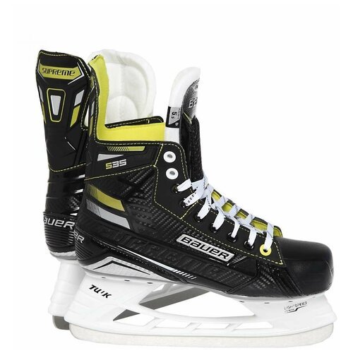 Хоккейные коньки для мальчиков Bauer Supreme S35 Intermediate, черный/белый