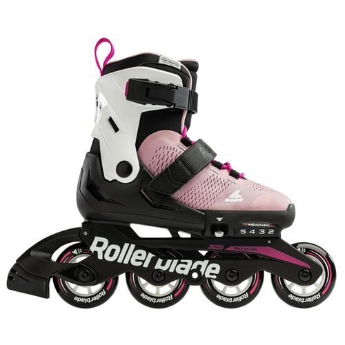 Раздвижные роликовые коньки Rollerblade Microblade 2022, р. 36.5 – 40.5, pink/white
