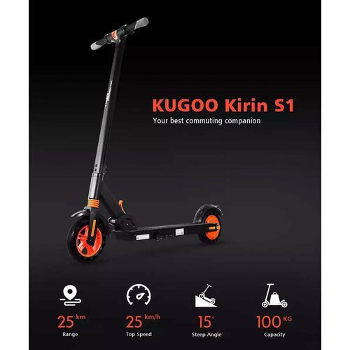 Электросамокат Kugoo S1 PRO Kirin - транспорт будущего