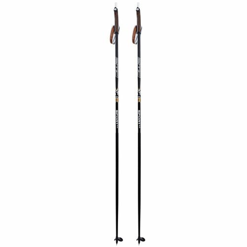 Палки лыжные STC SPORT, 35/65 гибрид, 145 см