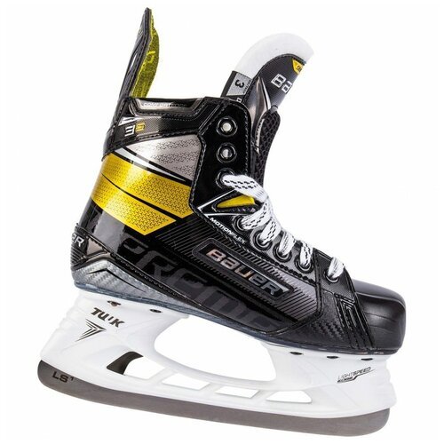 Коньки хоккейные Bauer Supreme 3S BTH20 JR (размер D 1, цвет Черный/ желтый)