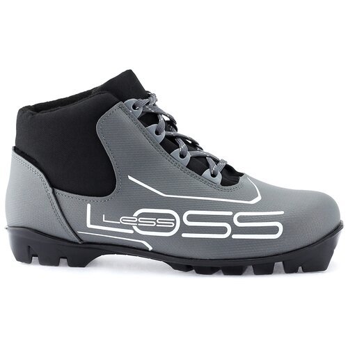 Детские лыжные ботинки Spine Loss NNN 243 2021-2022, р.46/46 EU, черный/серый