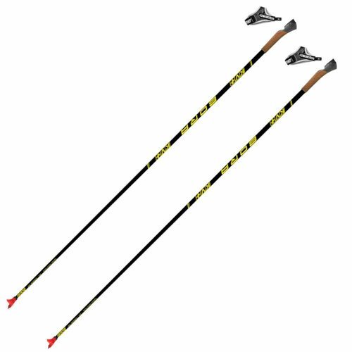 Лыжные палки KV+ BORA Clip cross country pole, Black, 165 cm