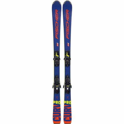 Горные лыжи с креплениями FISCHER 2022-23 THE CURV PRO JRS + крепления FS7 CA JRS (120 см)