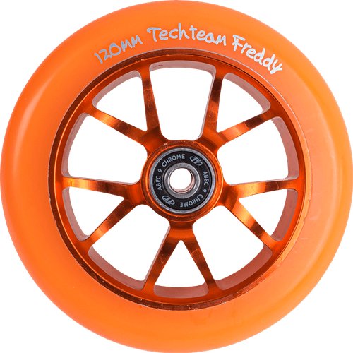 Колесо для трюкового самоката TechTeam X-Treme 120*24 мм, Freddy, orange